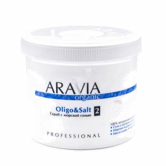 Cкраб с морской солью Aravia Organic Oligo&Salt Cкраб с морской солью Aravia Organic Oligo&Salt