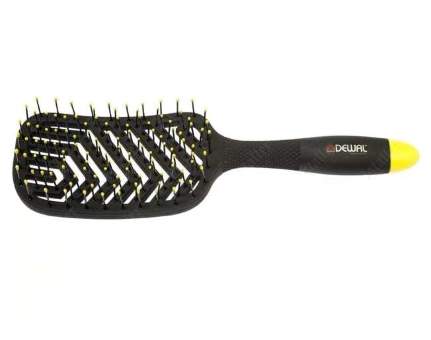 Расчёска прямоугольная продувная, пластиковый штифт, 13 рядов Banana black Расчёска прямоугольная продувная, пластиковый штифт, 13 рядов Banana black