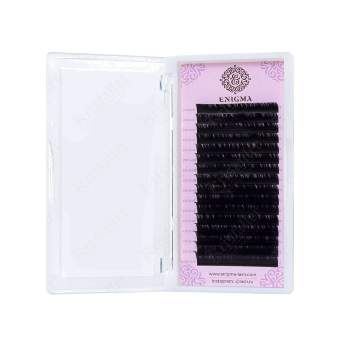 Черные ресницы «Enigma» (микс, 16 линий)