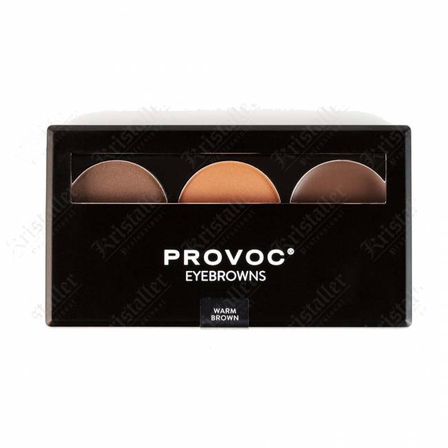 Набор теней для бровей 02 Warm Brown